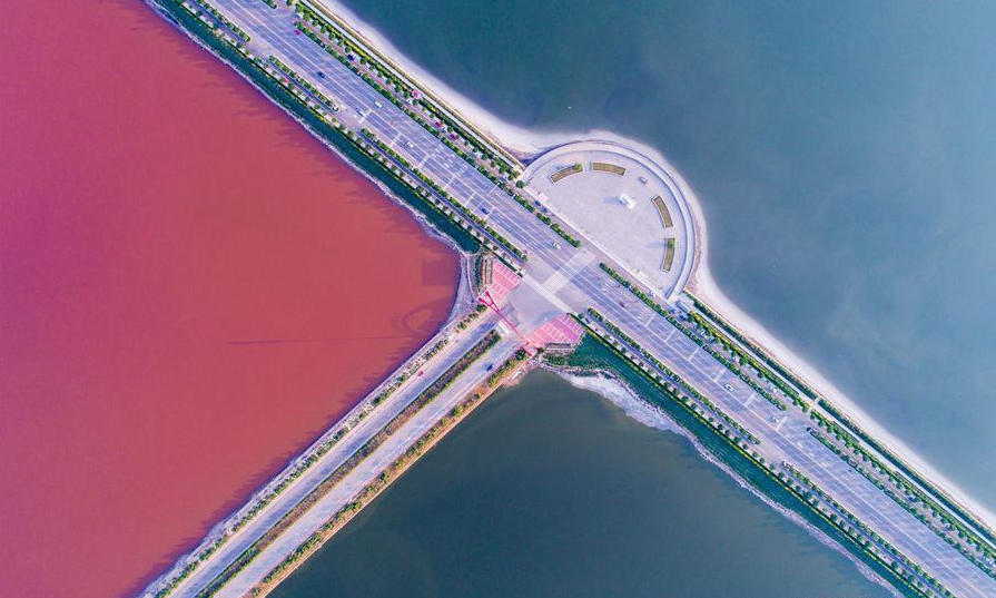 Фантастические соленые озера в провинции Шаньси