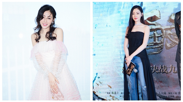 Молодая китайская актриса Кристал Чжан появилась в Шанхае