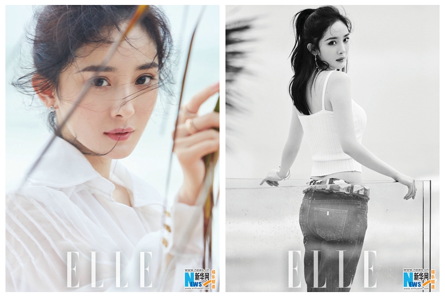Китайская актриса Ян Ми попала на обложку модного журнала