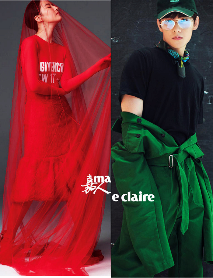 Ян Ян и Лю Ифэй в модных фото для «Marie Claire»