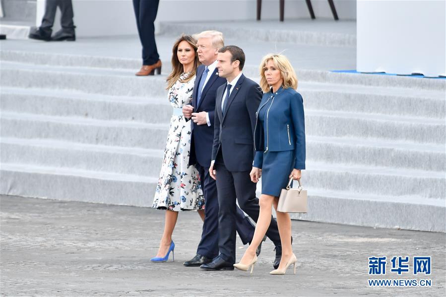 Президент США Дональд Трамп присутствовал на военном параде по случаю Национального праздника Франции