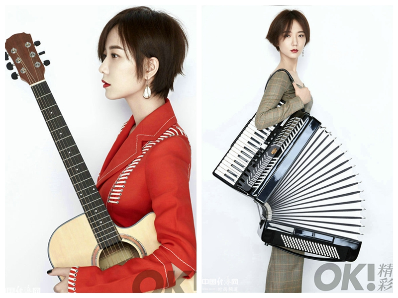 Очаровательная актриса Ван Лодань на обложке модного журнала «OK! Magazine China»