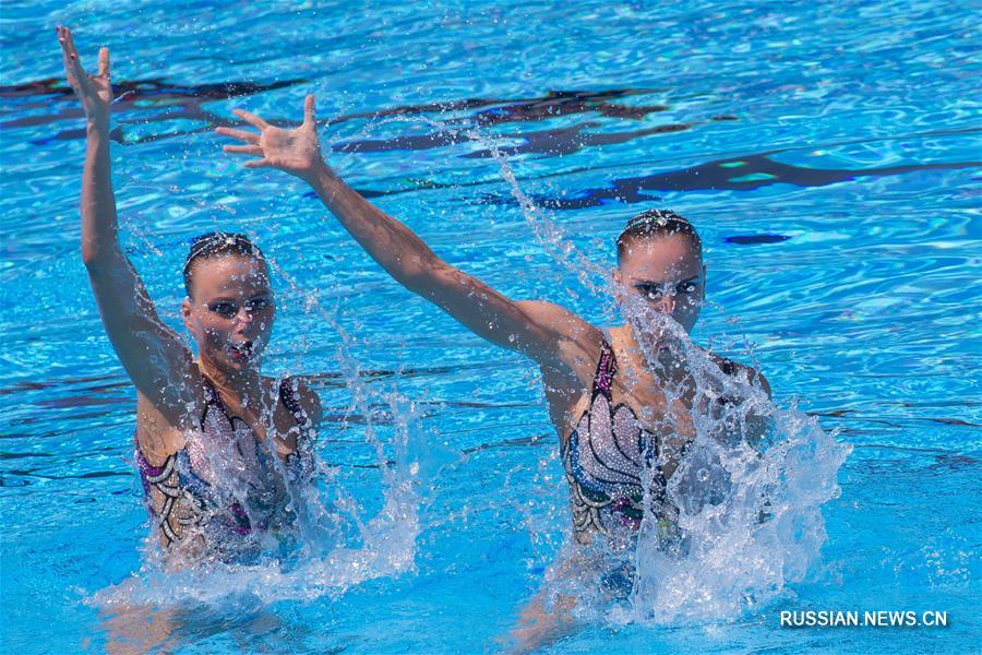 Синхронное плавание -- Чемпионат мира по водным видам спорта -- 2017: Россиянки завоевали 'золото' в дуэтах