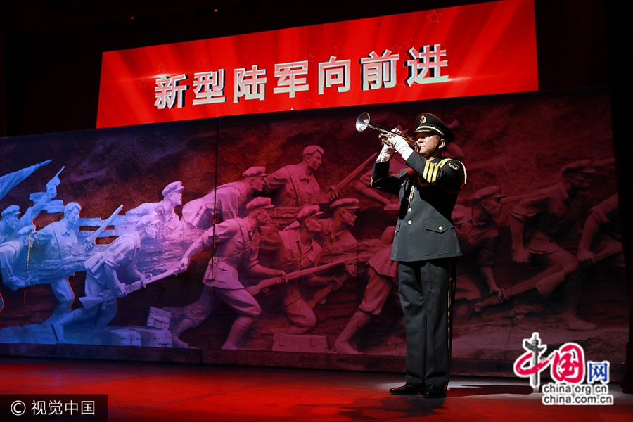 24 июля, в Пекине завершились съемки художественного вечера в честь 90-летия основания НОАК под названием «Сухопутные войска нового типа идут вперед». 