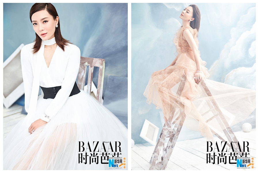 Китайская актриса Чэнь Шу попала на модный журнал