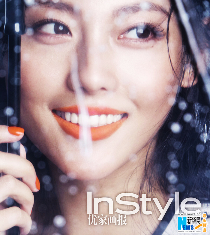 Красотка Чжан Цзяни попала на модный журнал «Instyle»