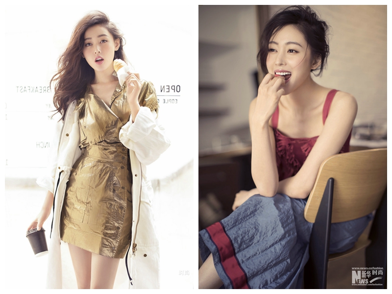Очаровательная актриса Чжан Тяньай снялась в модной фотосессии