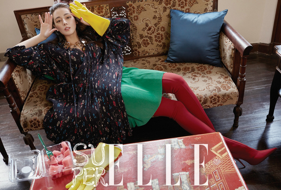 Популярная актриса Дильраба попала на обложку первого номера журнала SuperELLE