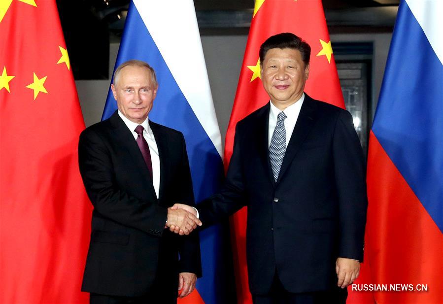 Си Цзиньпин поприветствовал визит В.Путина в Китай для участия в 9-й встрече лидеров стран БРИКС, а также Диалоге между странами с формирующимся рынком и развивающимися странами.