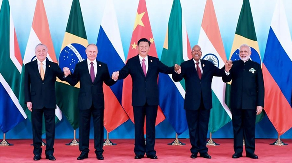Си Цзиньпин председательствовал на 9-й встрече лидеров стран БРИКС в Сямэне