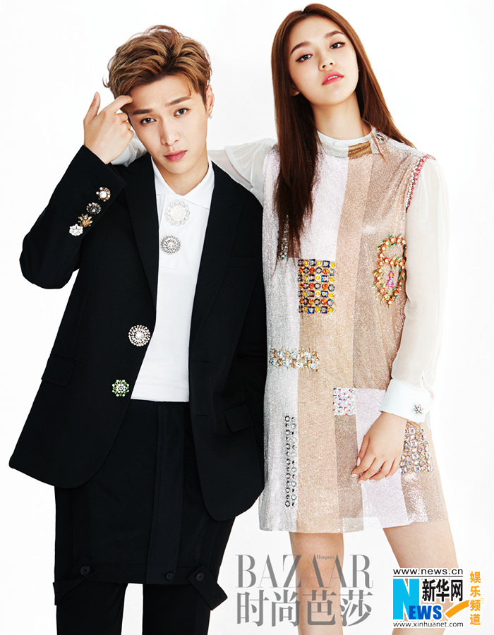 Чжан Исин попала на «BAZZAR»