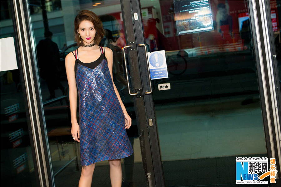Китайская актриса Цзинь Чэнь посетила модную неделю Лондона