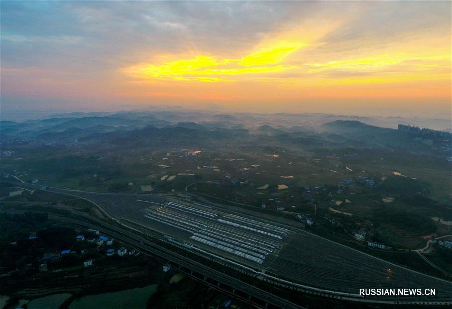 Высокоскоростные железные дороги через 'пейзажную галерею' Гуанси