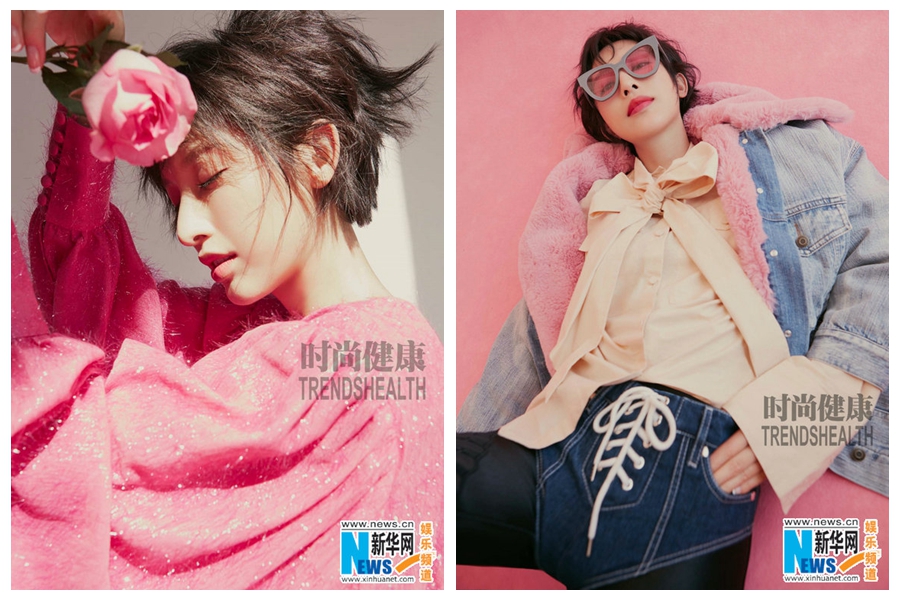 Телезвезда Чжан Ли создает модный образ