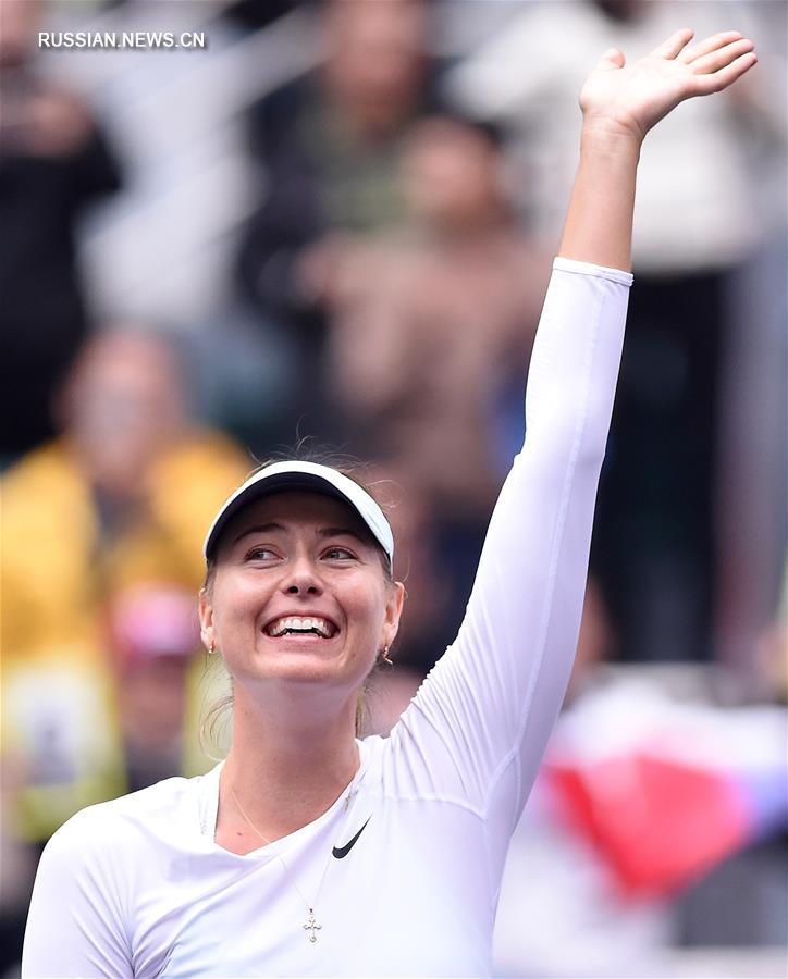 Теннисистка из России Мария Шарапова со счетом 2:0 одержала победу над белоруской Ариной Соболенко, став чемпионкой турнира.