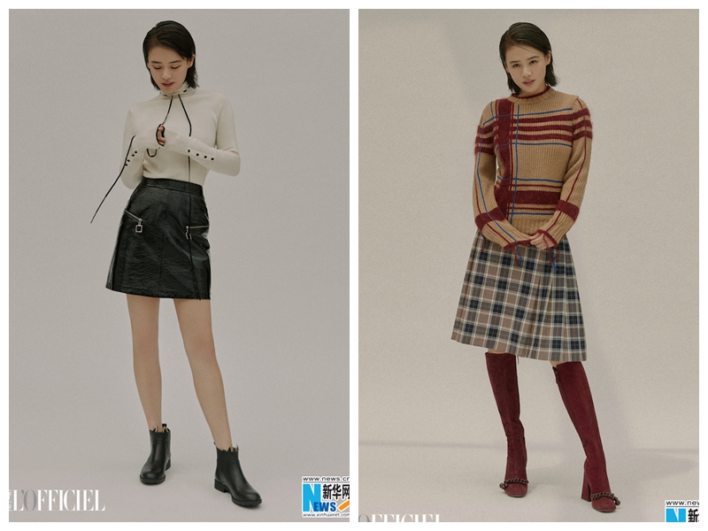 Популярная актриса Ма Сычунь попала на обложку модного журнала в стиле офис-леди