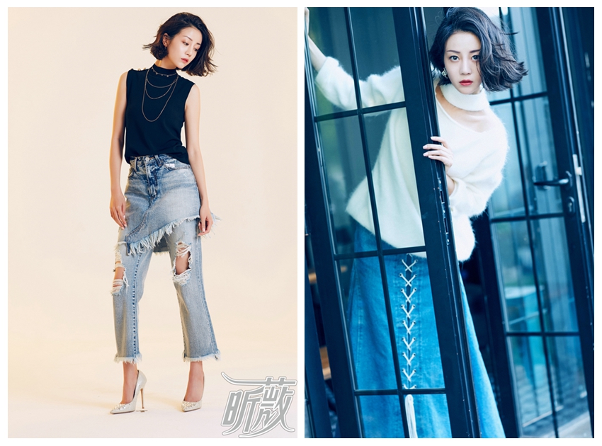 Китайская актриса Ли Сижуй панала на модный журнал