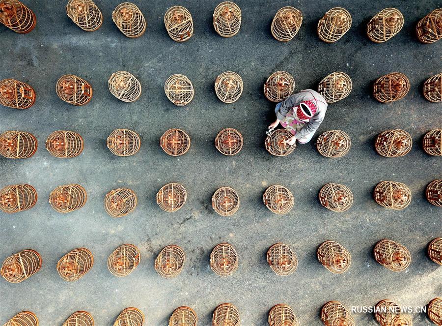 Птичьи клетки ручной работы из провинции Гуйчжоу 