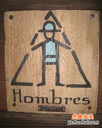 Divertidos señales, para la puerta del Baño 006