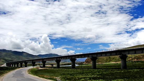 ferrocarril Qinghai-Tíbet1