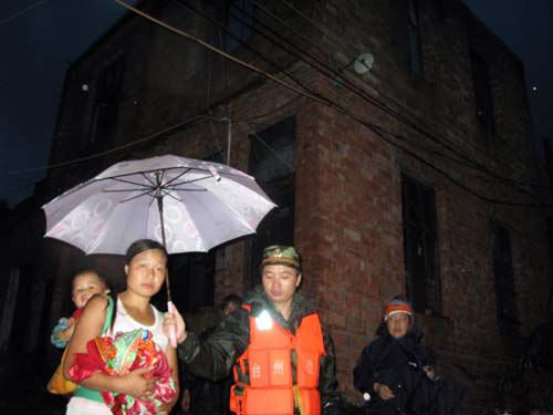 Tifón Wipha llega al este de China 1