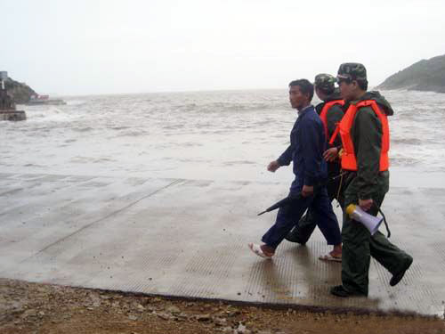 Tifón Wipha llega al este de China 3