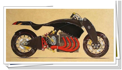 Motocicleta, el color del viento 004