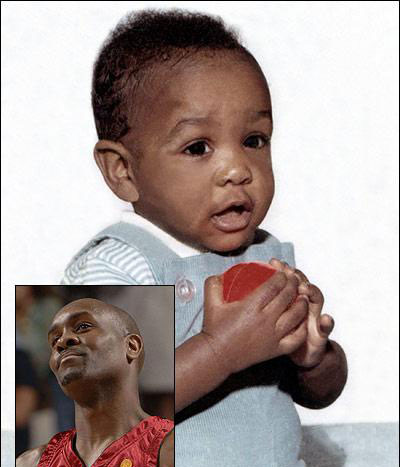 Fotos de infancia de estrellas de NBA 6