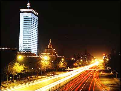 Los hermosos paisajes nocturnos de Beijing 2