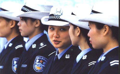 Mujeres policías más bellas en China 4