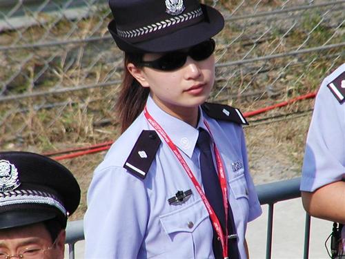 Mujeres policías más bellas en China 11