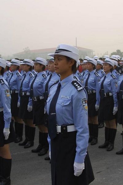 Mujeres policías más bellas en China 16