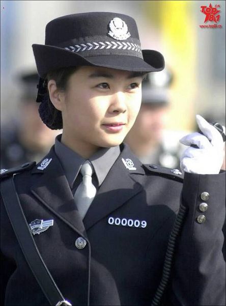 Mujeres policías más bellas en China 20