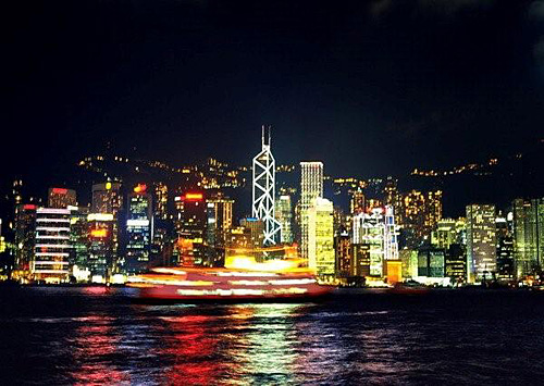 Paisaje nocturno de Hongkong6