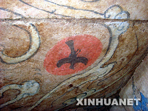 Frescos en tumba del este de China2