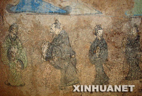 Frescos en tumba del este de China3