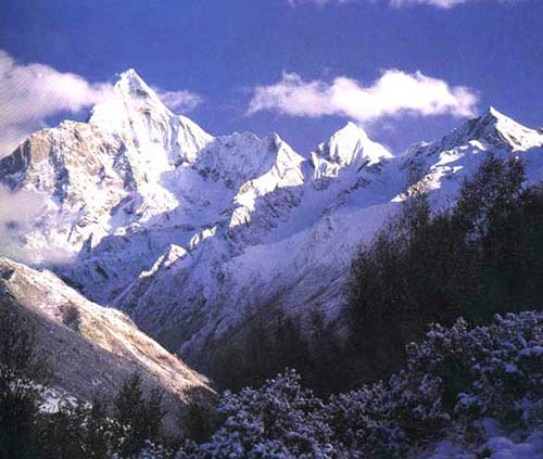 Monte Siguniang, los Alpes de China2