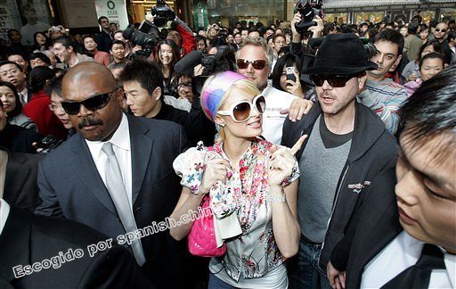 Paris Hilton, en Shanghai, Fotos 001