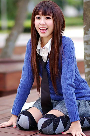 La chica más guapa de las universidades de Taiwán 1