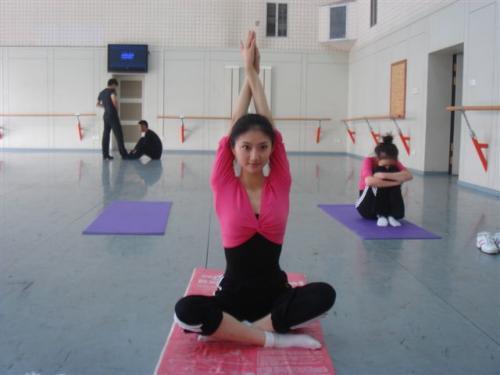 Una estudiante, joven, hermosa, Teatro, China 008