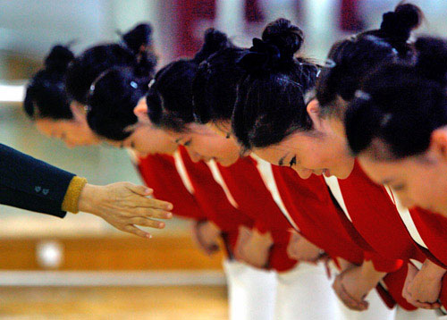 las chicas de ceremonia para Beijing 20086