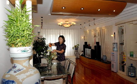 Apartamento nuevo de una familia de Tianjin. El programa de vivienda ha mejorado las condiciones de hábitat de muchos chinos.