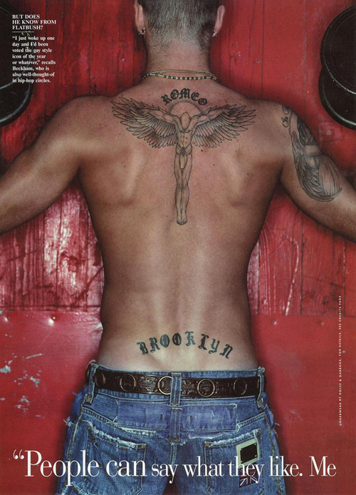 Diez mejores fotos de publicidad de Beckham 4