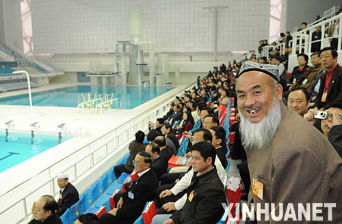 Todos los miembros de la CCPPCh visitan las instalaciones deportivas de los JJOO 2