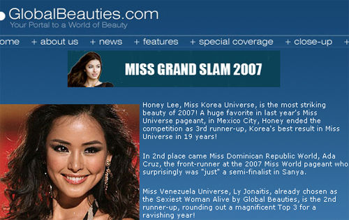 Miss Corea 2006 calificada de belleza número 1 del mundo 5