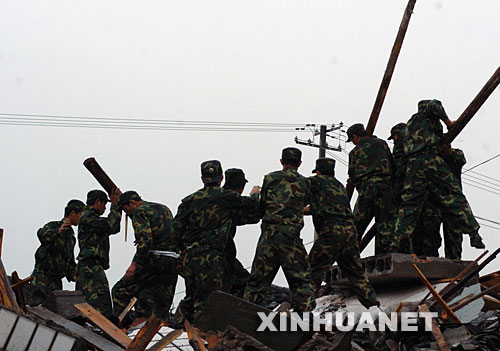 Los soldados chinos,sismo5