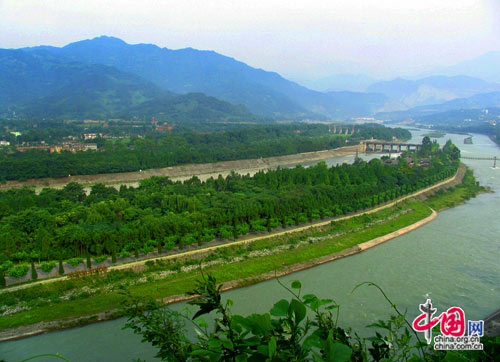 Dujiangyan tan particular antes del terremoto 1