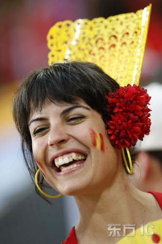 Fans españoles tan pasionales de Eurocopa 20082