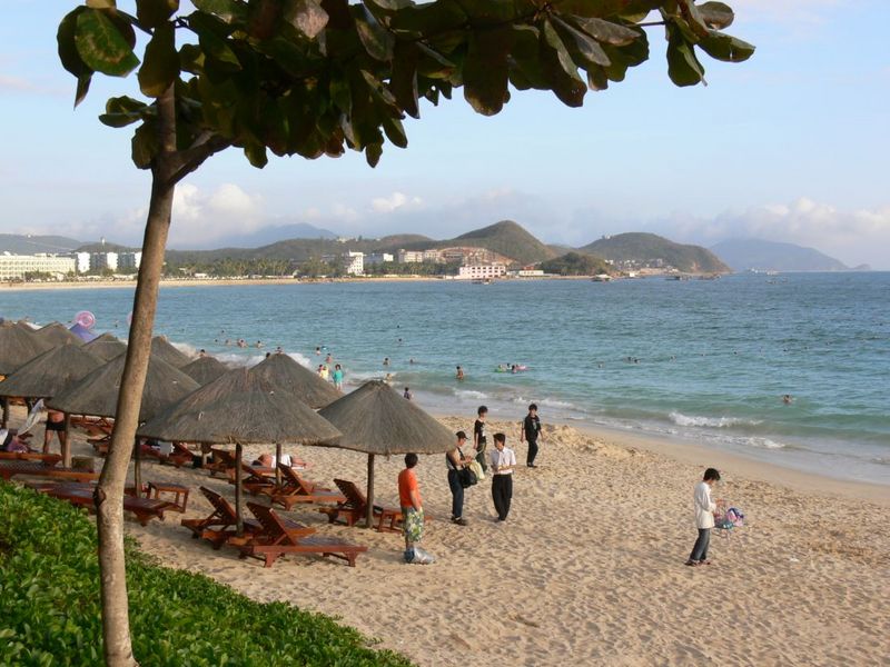 Playa en Sanya, Isla de Hainan 21