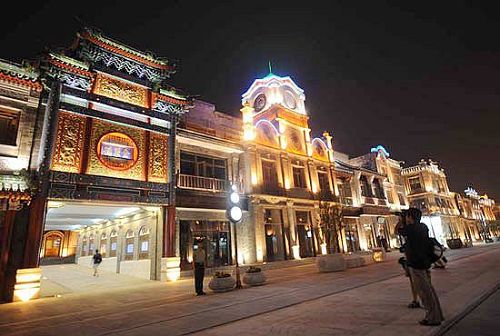 La nueva avenida Qianmen por la noche2